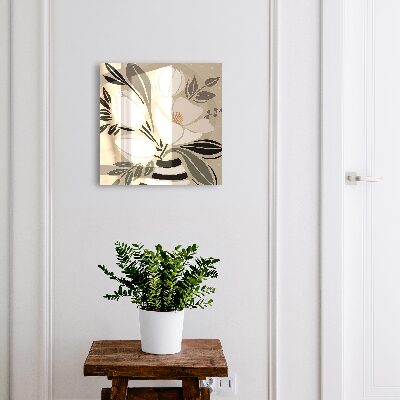 Armadietto portachiavi da parete Minimalismo floreale