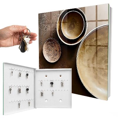 Cassetta portachiavi Set marrone