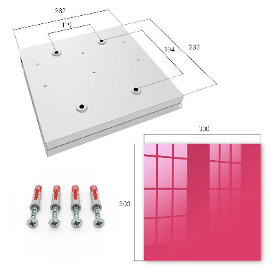 Armadietto portachiavi da parete Rosa energico
