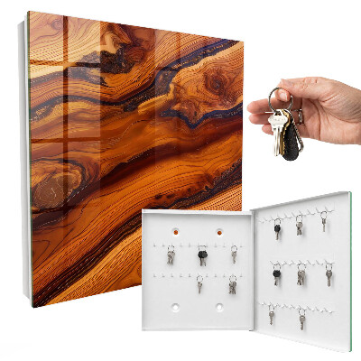Armadietto portachiavi da parete L'essenza del legno