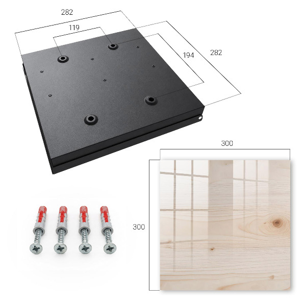 Cassetta portachiavi Struttura in acciaio