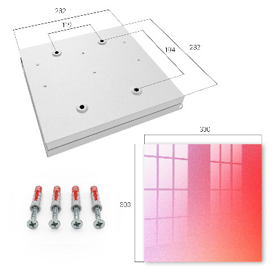 Cassetta portachiavi Nebbia colorata
