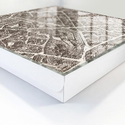 Cassetta portachiavi da muro Mappa della città