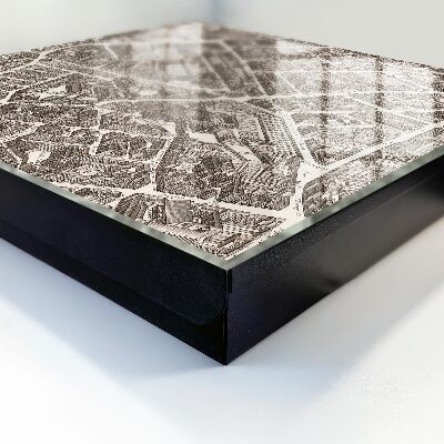 Cassetta portachiavi da muro Mappa della città