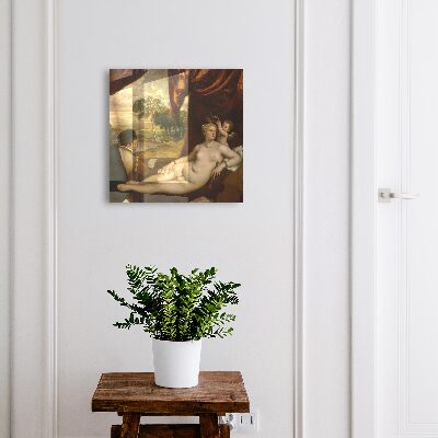 Cassetta portachiavi Venere di Tiziano e il liutaio