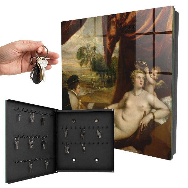 Cassetta portachiavi Venere di Tiziano e il liutaio