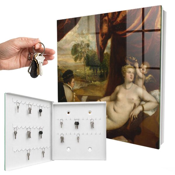 Cassetta portachiavi Venere di Tiziano e il liutaio