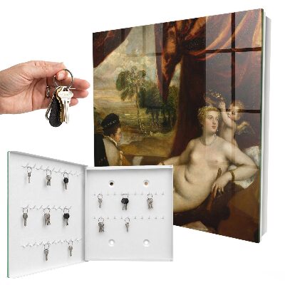 Cassetta portachiavi Venere di Tiziano e il liutaio