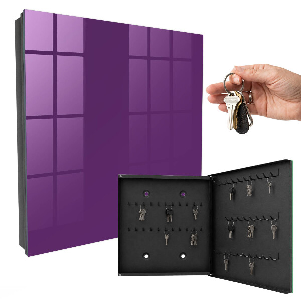 Armadietto portachiavi da parete Viola intenso