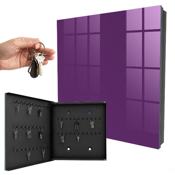 Armadietto portachiavi da parete Viola intenso