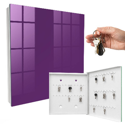 Armadietto portachiavi da parete Viola intenso