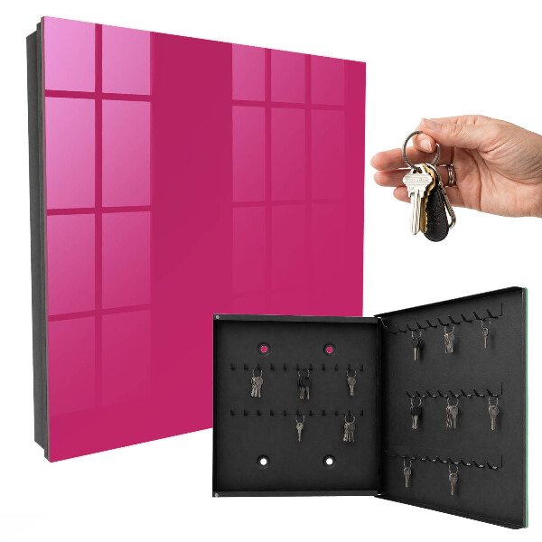 Cassetta portachiavi da muro Rosa intenso