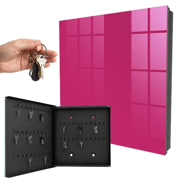 Cassetta portachiavi da muro Rosa intenso