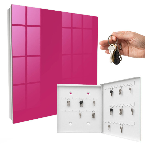 Cassetta portachiavi da muro Rosa intenso
