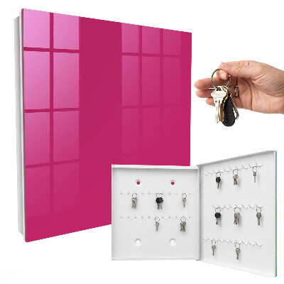 Cassetta portachiavi da muro Rosa intenso