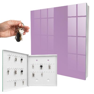 Cassetta portachiavi da muro Viola chiaro