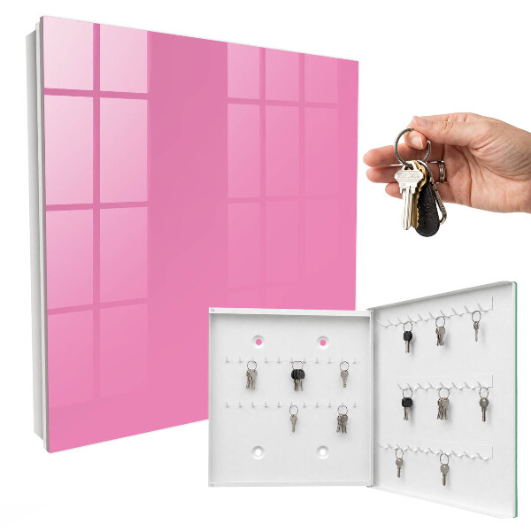Armadietto portachiavi da parete Rosa freddo