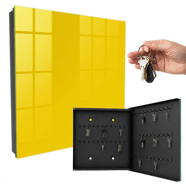 Cassetta portachiavi Giallo intenso
