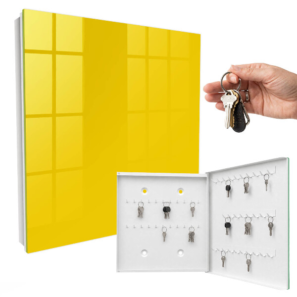 Cassetta portachiavi Giallo intenso