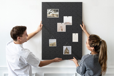 Bacheca di sughero con design minimalista
