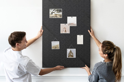 Bacheca di sughero con design minimalista