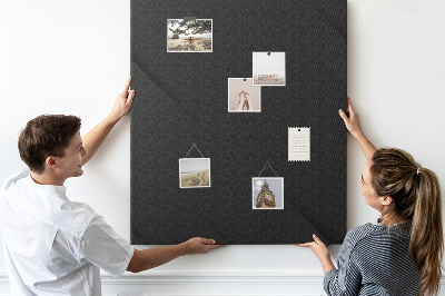Bacheca di sughero con design minimalista