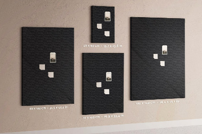 Bacheca di sughero con design minimalista