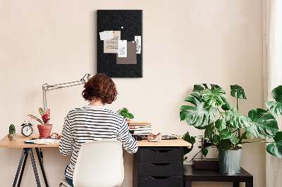 Bacheca di sughero con design minimalista