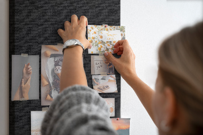 Bacheca di sughero con design minimalista