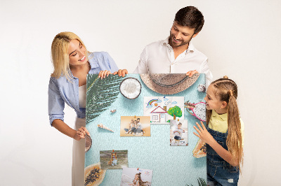 Lavagna in sughero decorazione con frutti tropicali e note marine