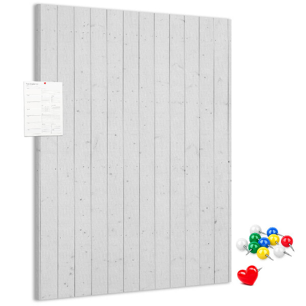 Bacheca di sughero con stampa effetto legno chiaro