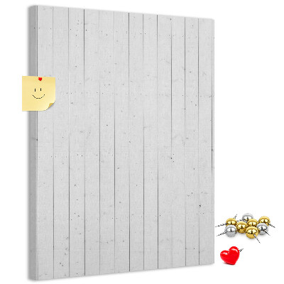 Bacheca di sughero con stampa effetto legno chiaro
