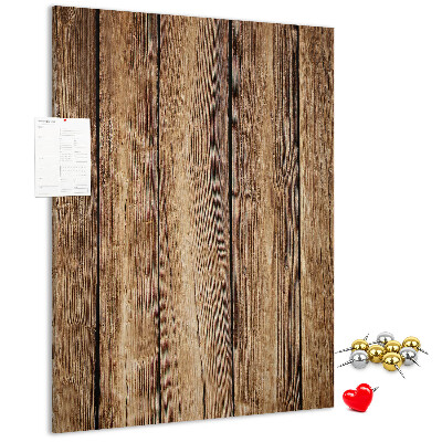 Bacheca di sughero con sfondo dalla texture in legno naturale