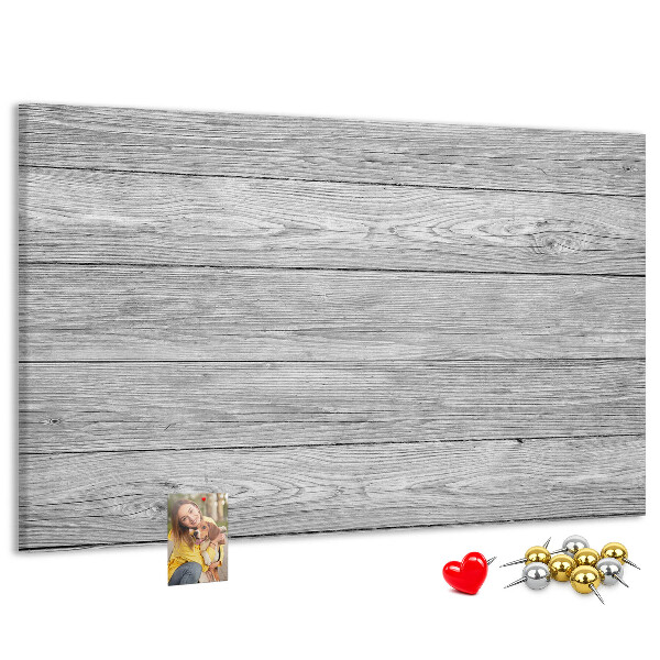 Lavagna di sughero con texture effetto legno nelle tonalità del grigio