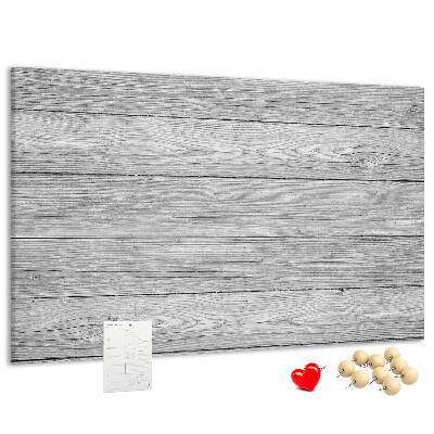 Lavagna di sughero con texture effetto legno nelle tonalità del grigio