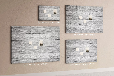 Lavagna di sughero con texture effetto legno nelle tonalità del grigio
