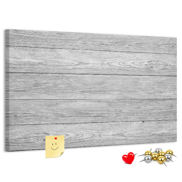 Lavagna di sughero con texture effetto legno nelle tonalità del grigio