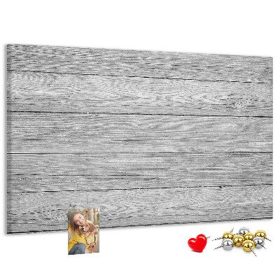 Lavagna di sughero con texture effetto legno nelle tonalità del grigio