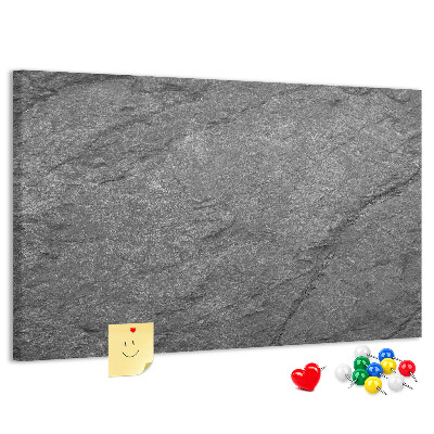 Lavagna di sughero con texture effetto pietra in varie tonalità di grigio