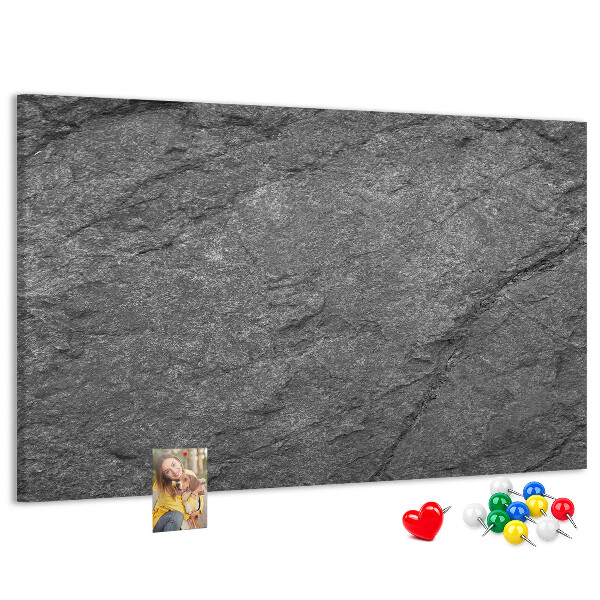 Lavagna di sughero con texture effetto pietra in varie tonalità di grigio