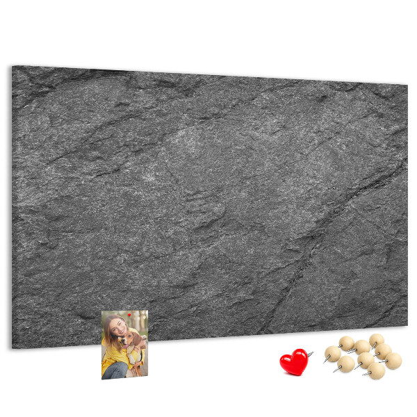 Lavagna di sughero con texture effetto pietra in varie tonalità di grigio