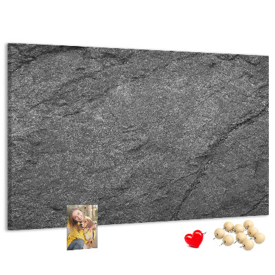 Lavagna di sughero con texture effetto pietra in varie tonalità di grigio