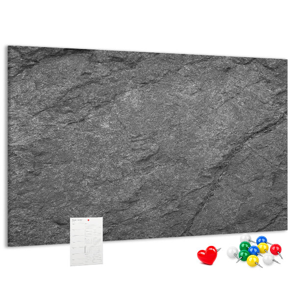 Lavagna di sughero con texture effetto pietra in varie tonalità di grigio