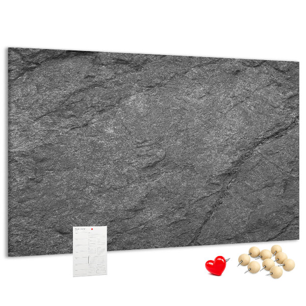 Lavagna di sughero con texture effetto pietra in varie tonalità di grigio