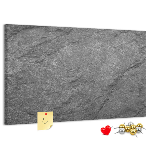 Lavagna di sughero con texture effetto pietra in varie tonalità di grigio