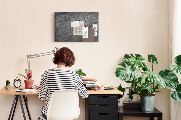 Lavagna di sughero con texture effetto pietra in varie tonalità di grigio