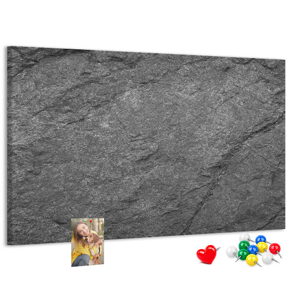 Lavagna di sughero con texture effetto pietra in varie tonalità di grigio