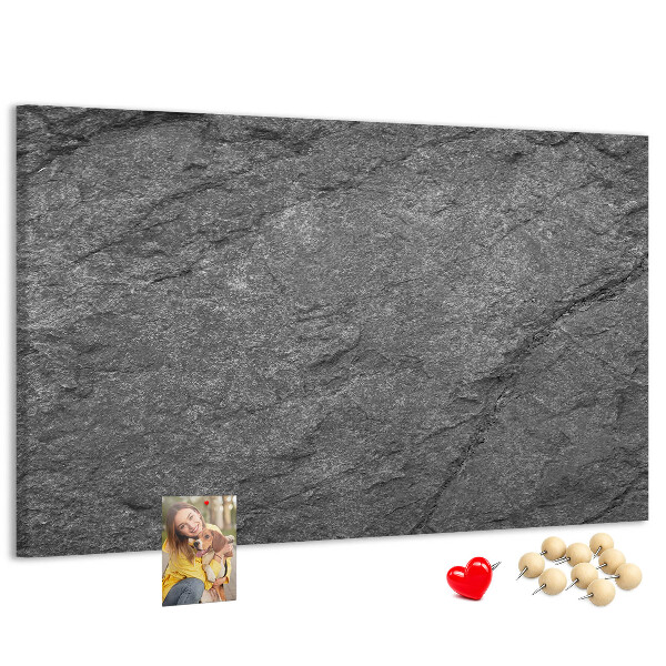 Lavagna di sughero con texture effetto pietra in varie tonalità di grigio