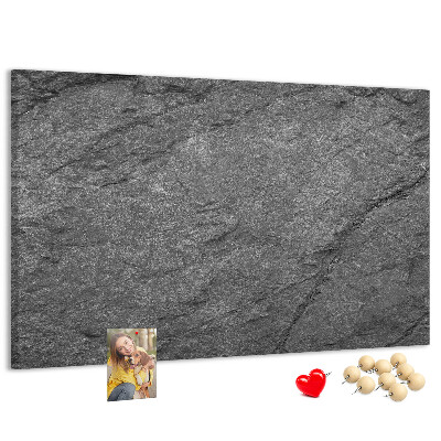 Lavagna di sughero con texture effetto pietra in varie tonalità di grigio