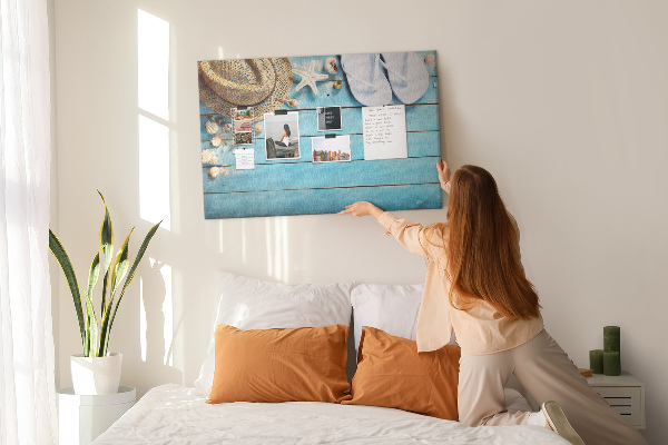 Bacheca in sughero accessorio per esposizione